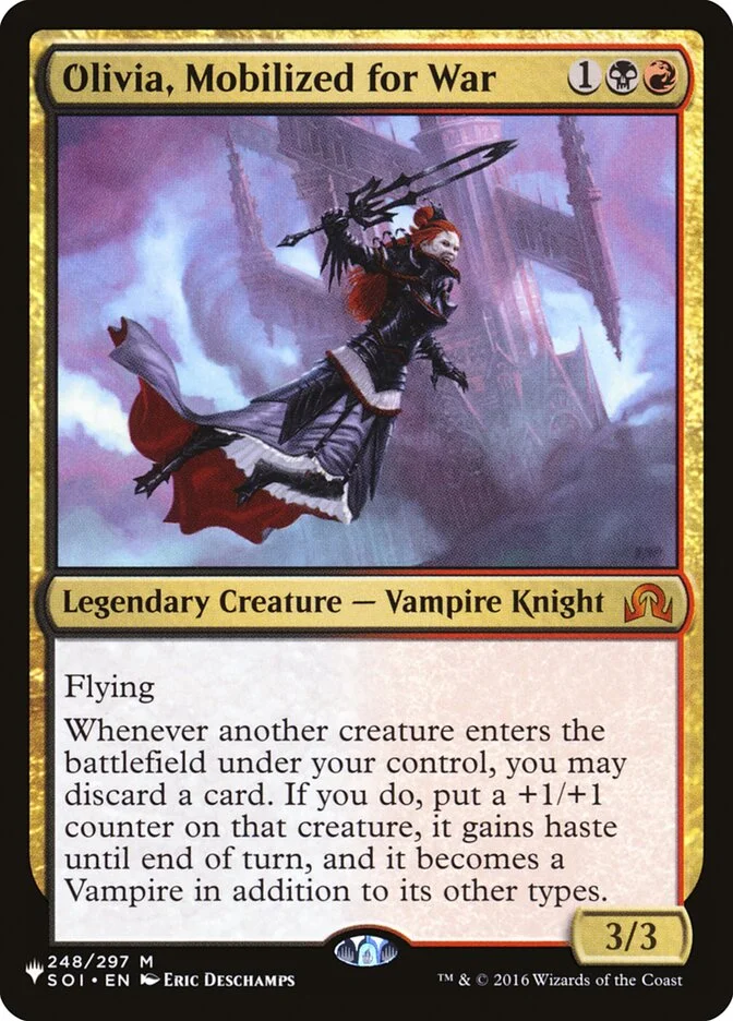 Olivia, Mobilized for War (The List) - Magic: The Gathering in TCG Land