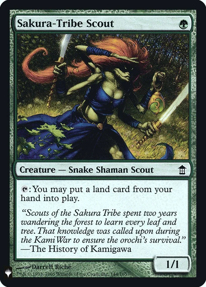 Sakura-Tribe Scout (The List) - Magic: The Gathering in TCG Land