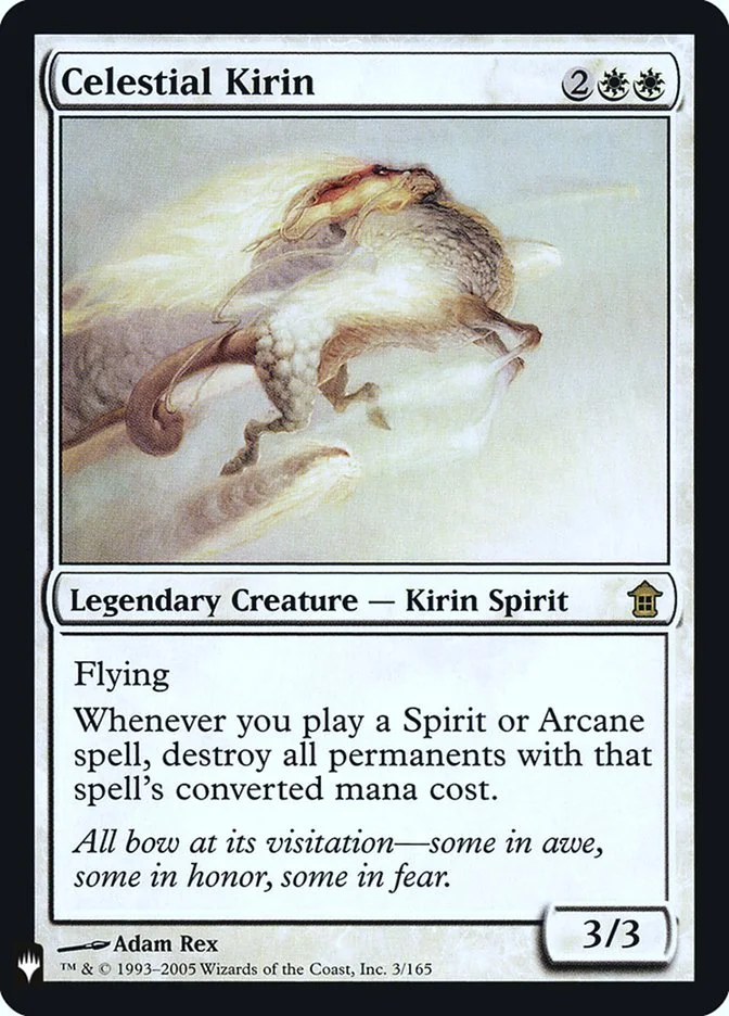 Celestial Kirin (The List) - Magic: The Gathering in TCG Land