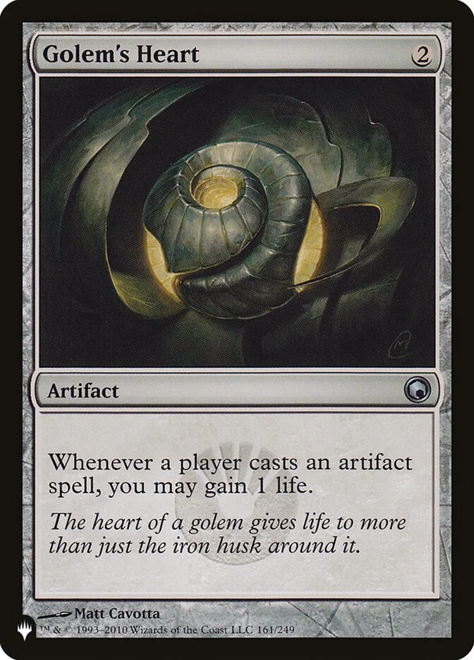 Golem's Heart (The List) - Magic: The Gathering in TCG Land