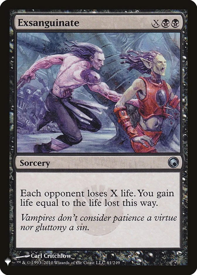 Exsanguinate (The List) - Magic: The Gathering in TCG Land