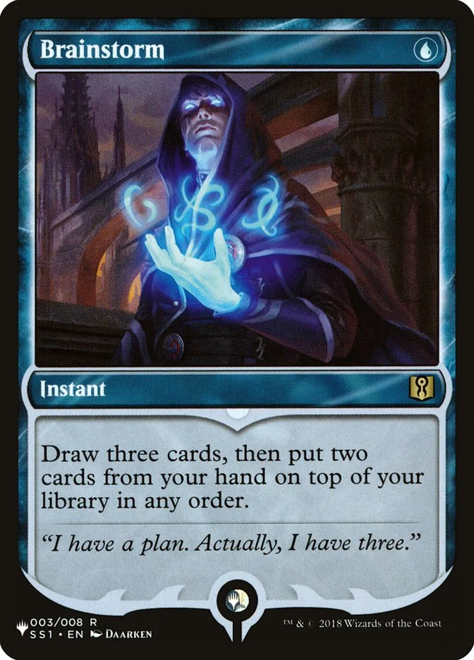 Brainstorm (The List) - Magic: The Gathering in TCG Land