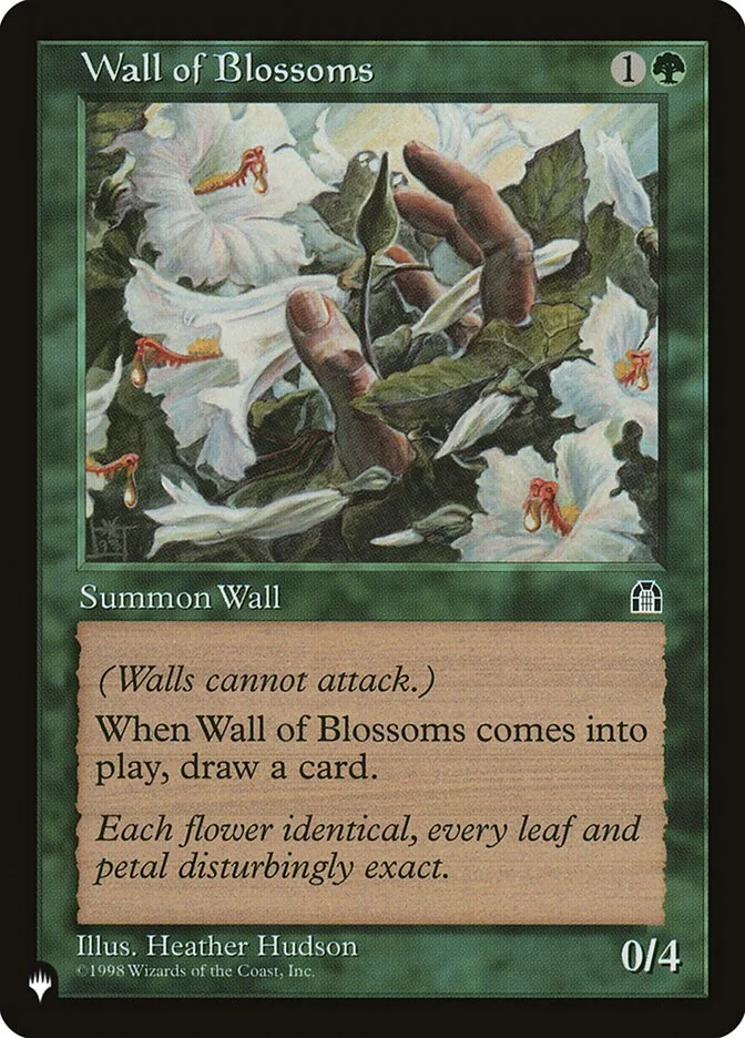 Wall of Blossoms (The List) - Magic: The Gathering in TCG Land México