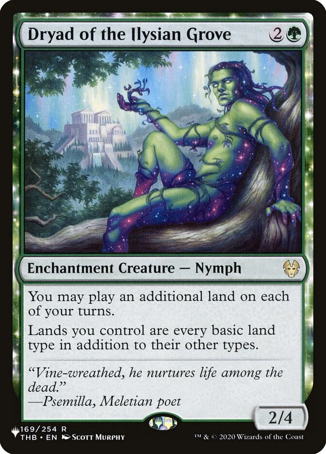 Dryad of the Ilysian Grove (The List) - Magic: The Gathering in TCG Land
