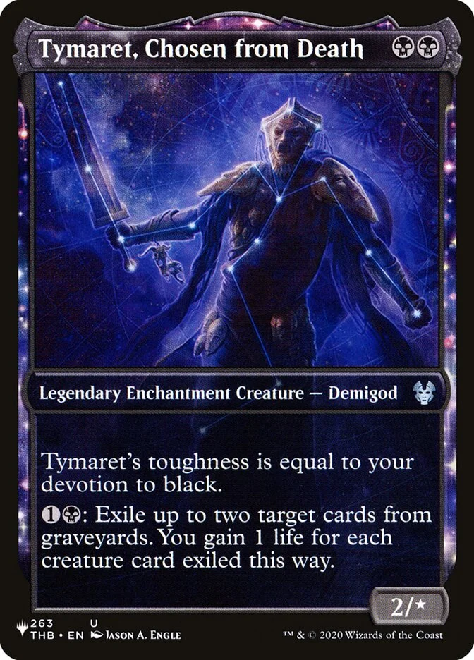 Tymaret, Chosen from Death (The List) - Magic: The Gathering in TCG Land