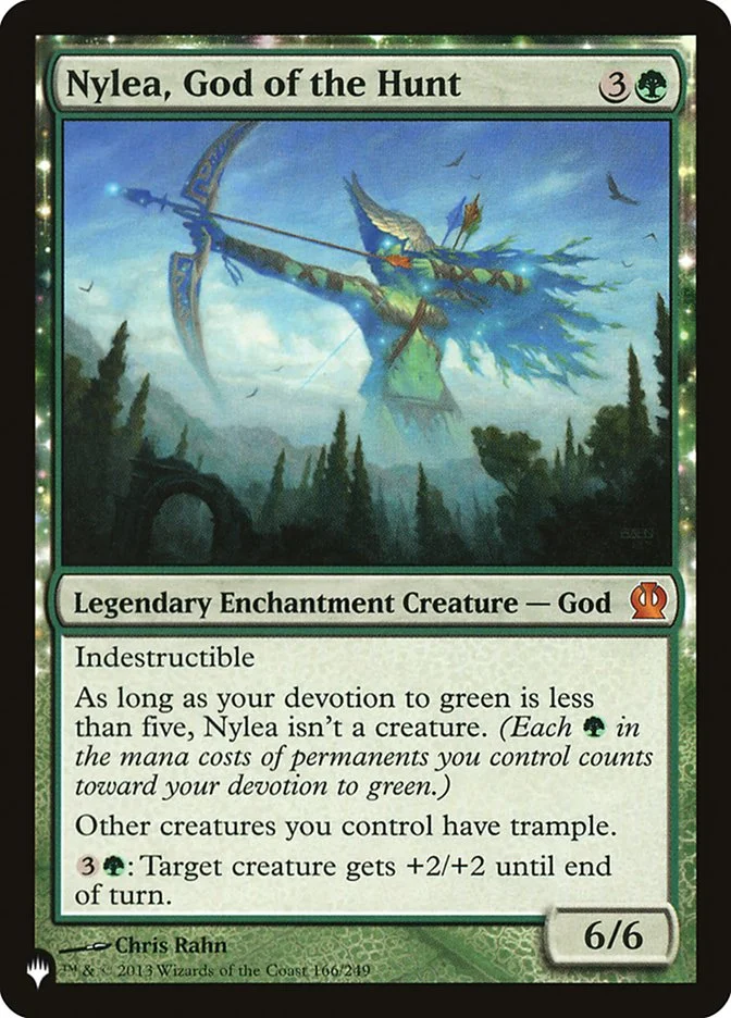Nylea, God of the Hunt (The List) - Magic: The Gathering in TCG Land
