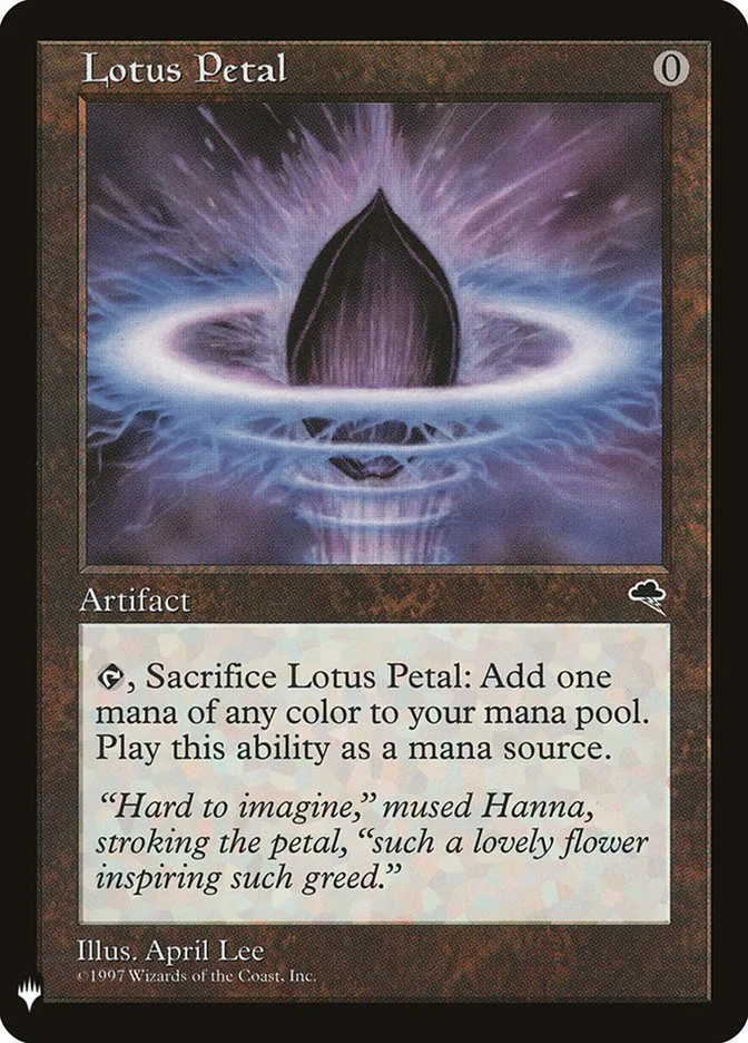 Lotus Petal (The List) - Magic: The Gathering in TCG Land