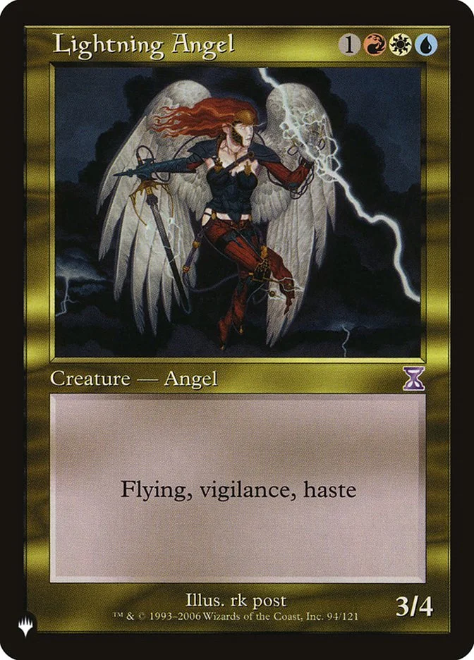 Lightning Angel (The List) - Magic: The Gathering in TCG Land México