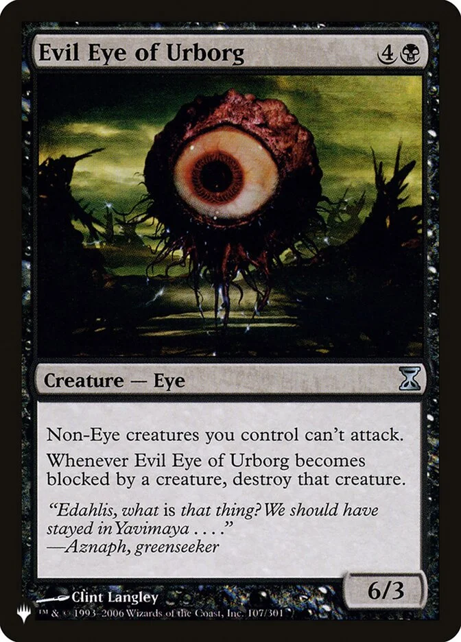 Evil Eye of Urborg (The List) - Magic: The Gathering in TCG Land México