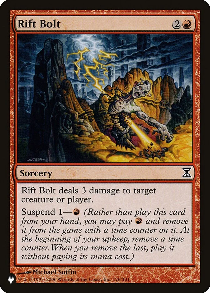 Rift Bolt (The List) - Magic: The Gathering in TCG Land