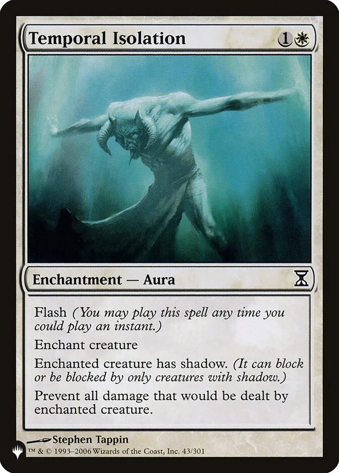 Temporal Isolation (The List) - Magic: The Gathering in TCG Land
