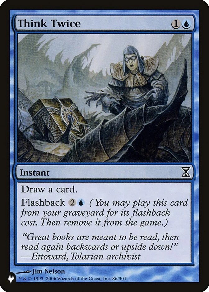 Think Twice (The List) - Magic: The Gathering in TCG Land