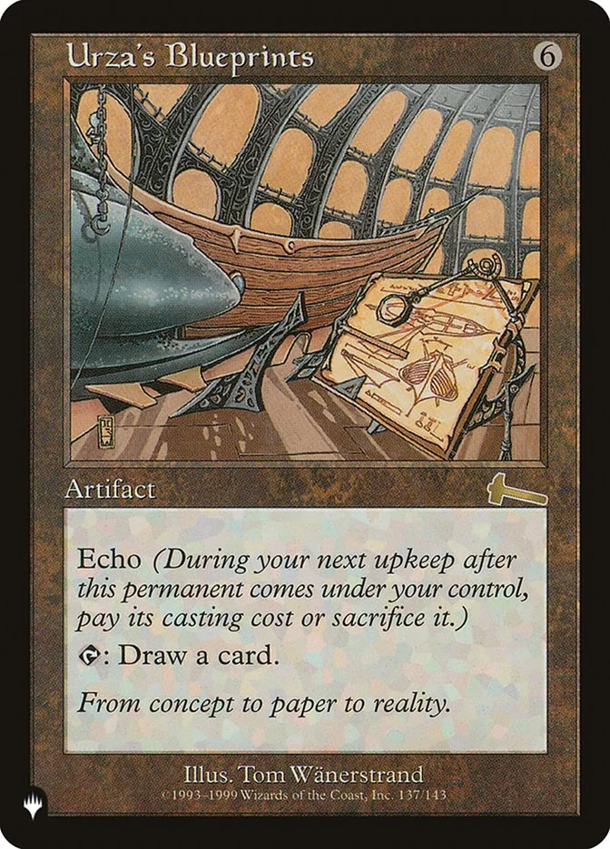 Urza's Blueprints (The List) - Magic: The Gathering in TCG Land