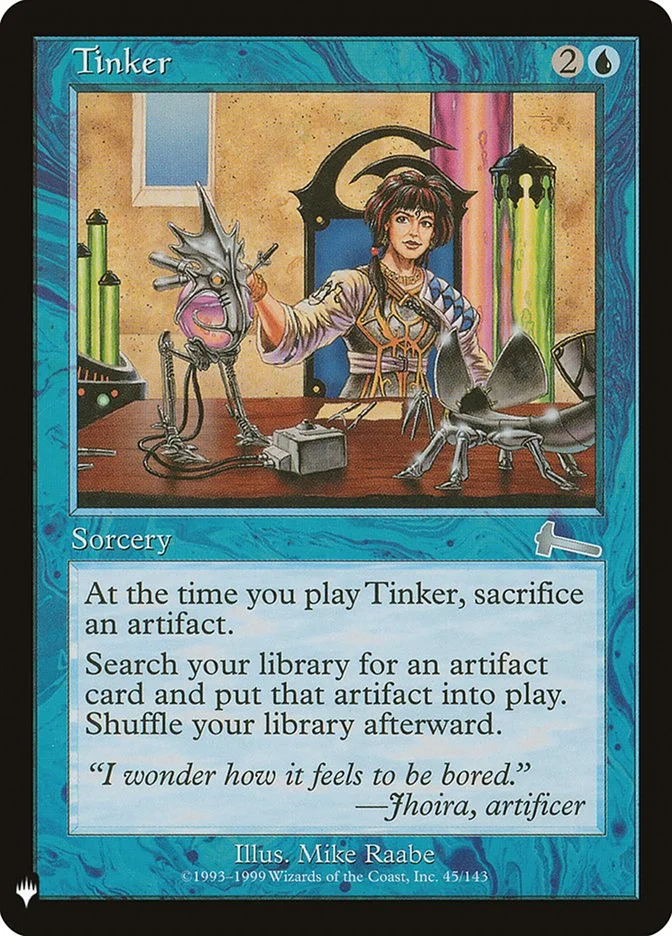Tinker (The List) - Magic: The Gathering in TCG Land