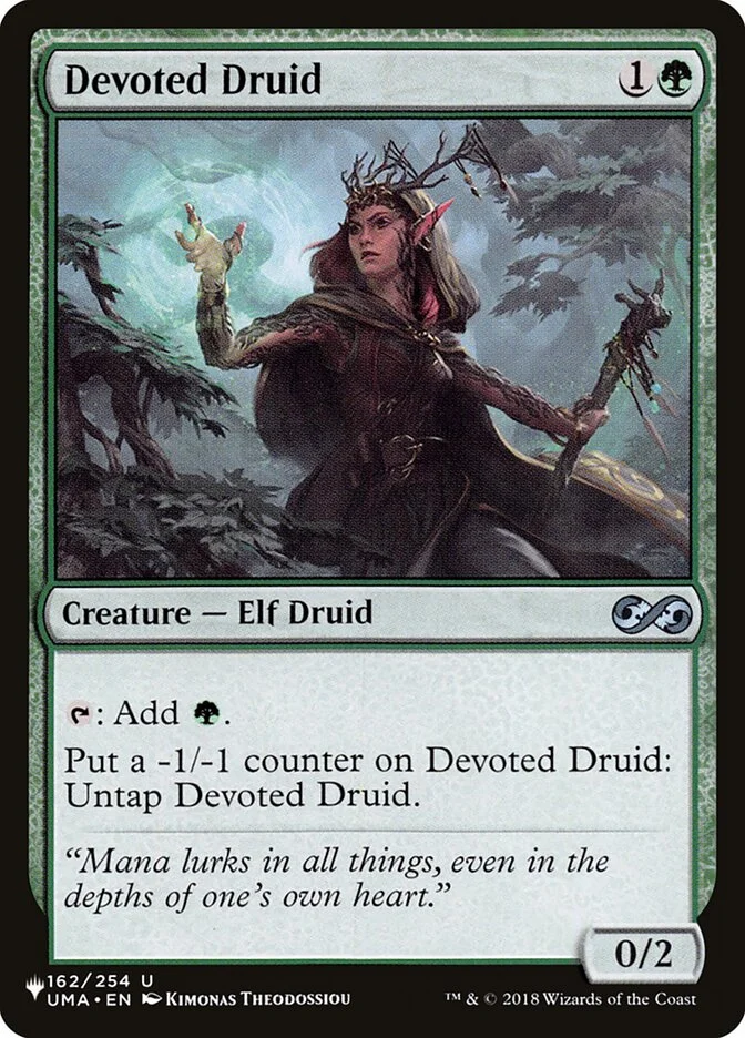 Devoted Druid (The List) - Magic: The Gathering in TCG Land
