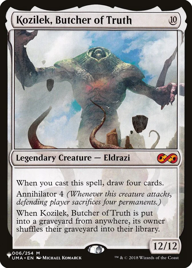 Kozilek, Butcher of Truth (The List) - Magic: The Gathering in TCG Land