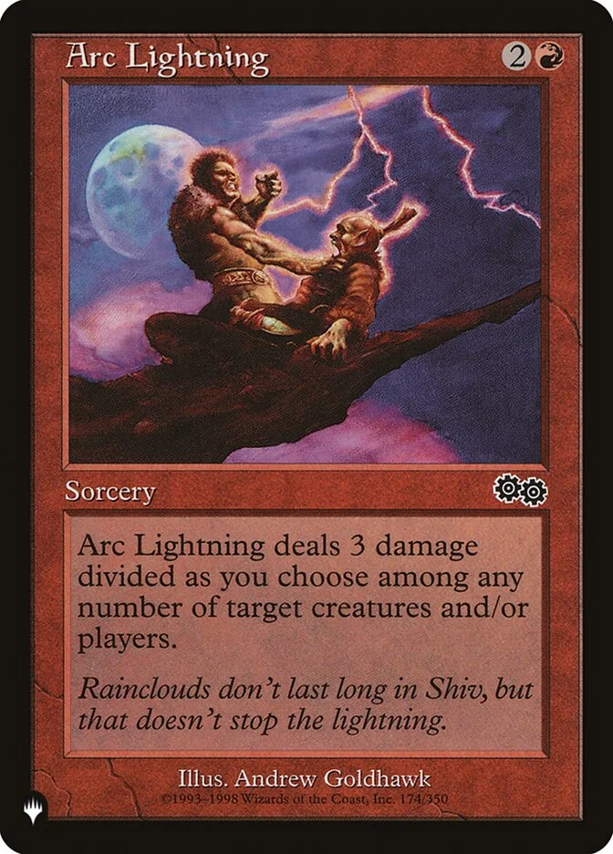 Arc Lightning (The List) - Magic: The Gathering in TCG Land