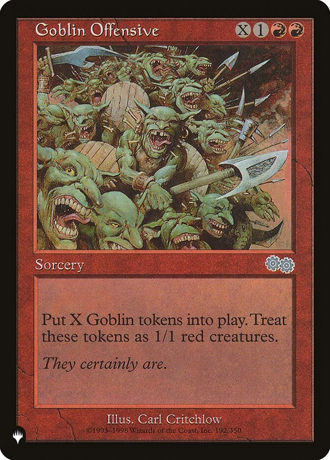 Goblin Offensive (The List) - Magic: The Gathering in TCG Land