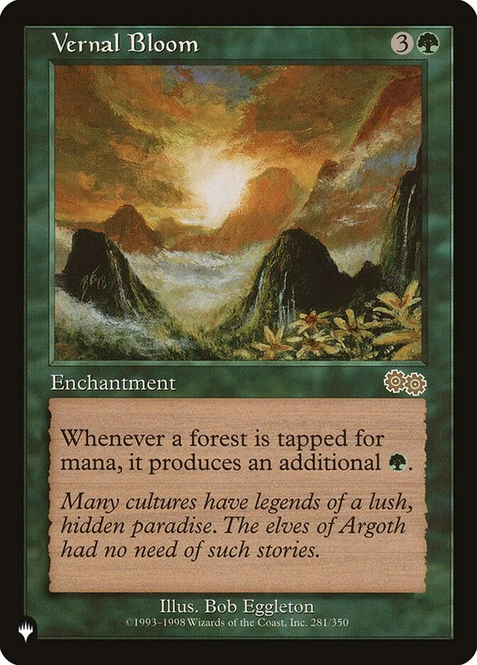 Vernal Bloom (The List) - Magic: The Gathering in TCG Land