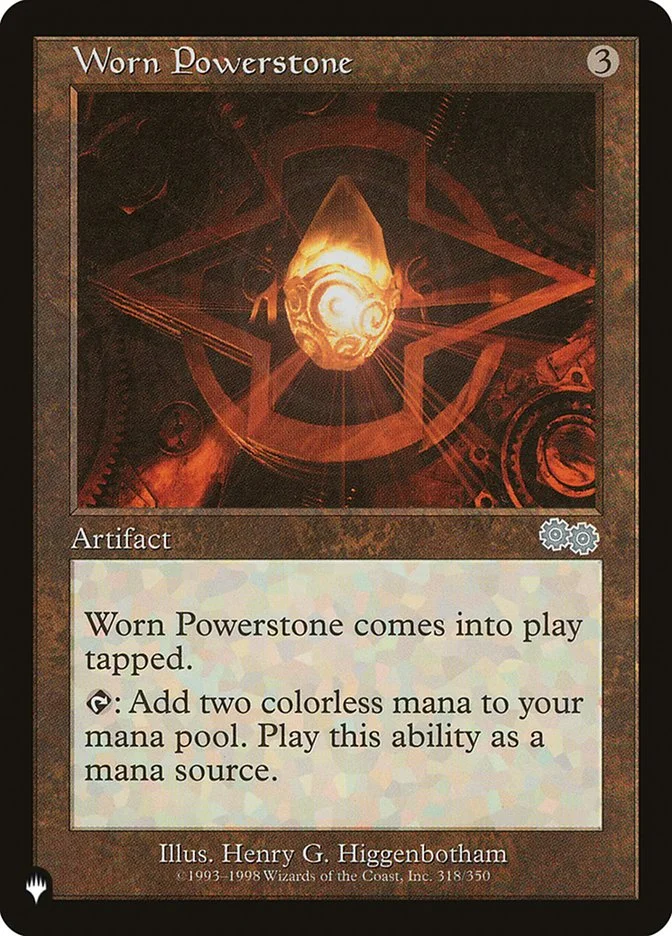 Worn Powerstone (The List) - Magic: The Gathering in TCG Land