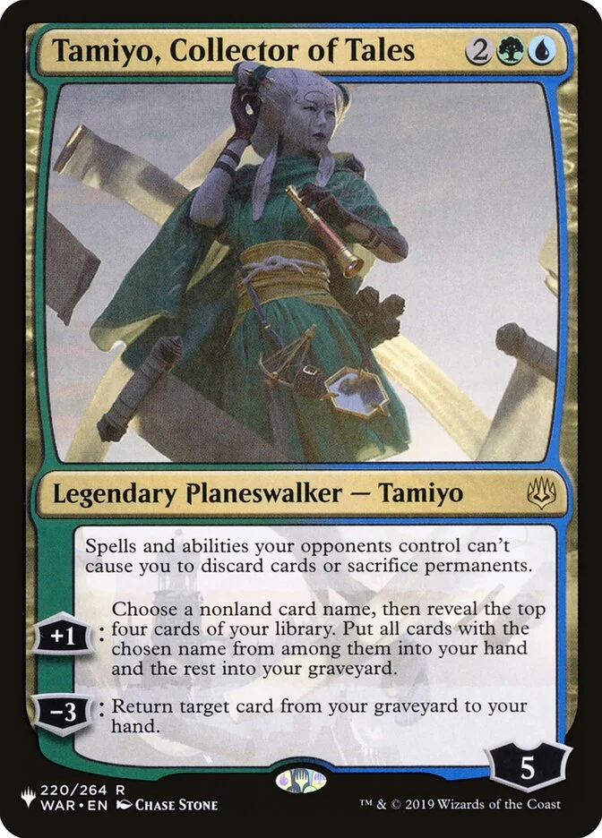 Tamiyo, Collector of Tales (The List) - Magic: The Gathering in TCG Land