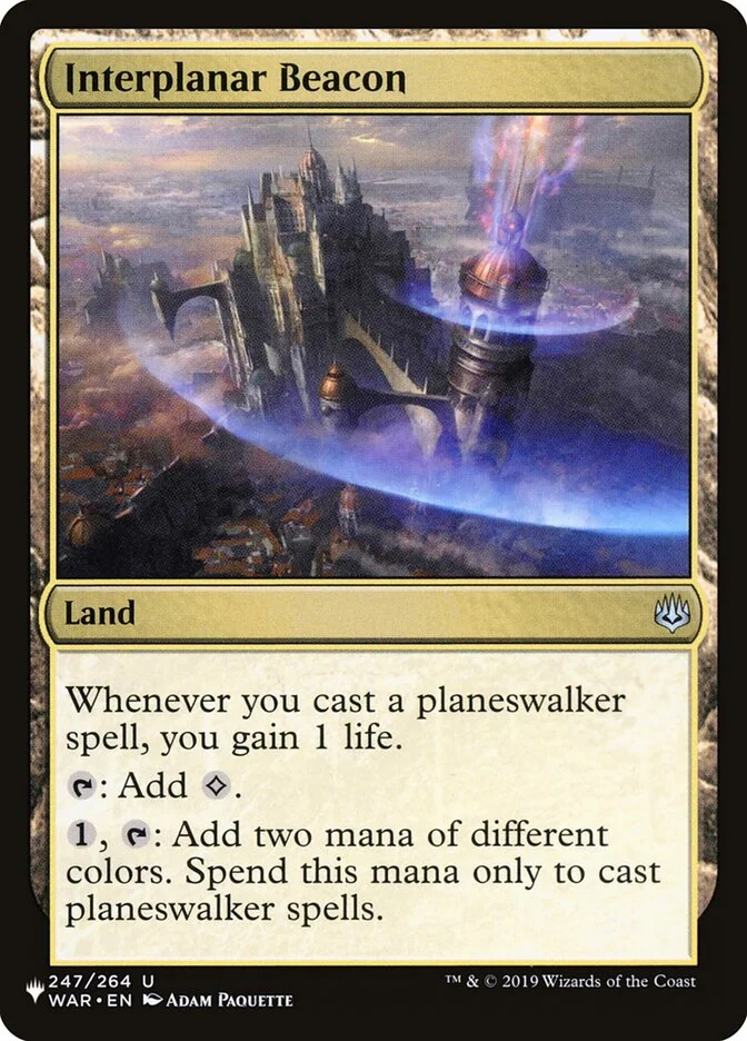 Interplanar Beacon (The List) - Magic: The Gathering in TCG Land