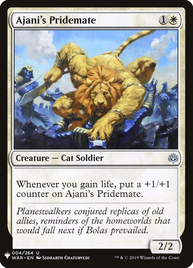 Ajani's Pridemate (The List) - Magic: The Gathering in TCG Land