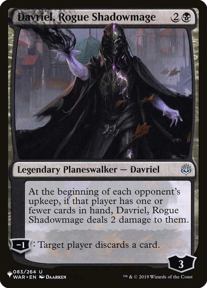 Davriel, Rogue Shadowmage (The List) - Magic: The Gathering in TCG Land