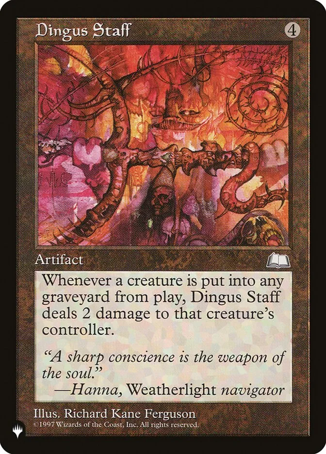 Dingus Staff (The List) - Magic: The Gathering in TCG Land