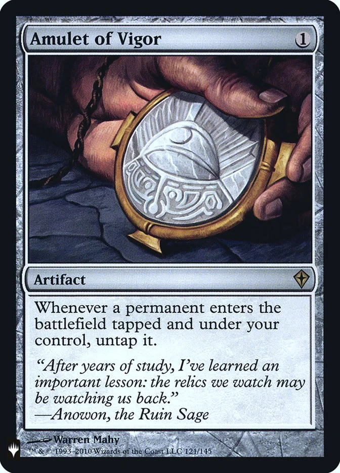 Amulet of Vigor (The List) - Magic: The Gathering in TCG Land