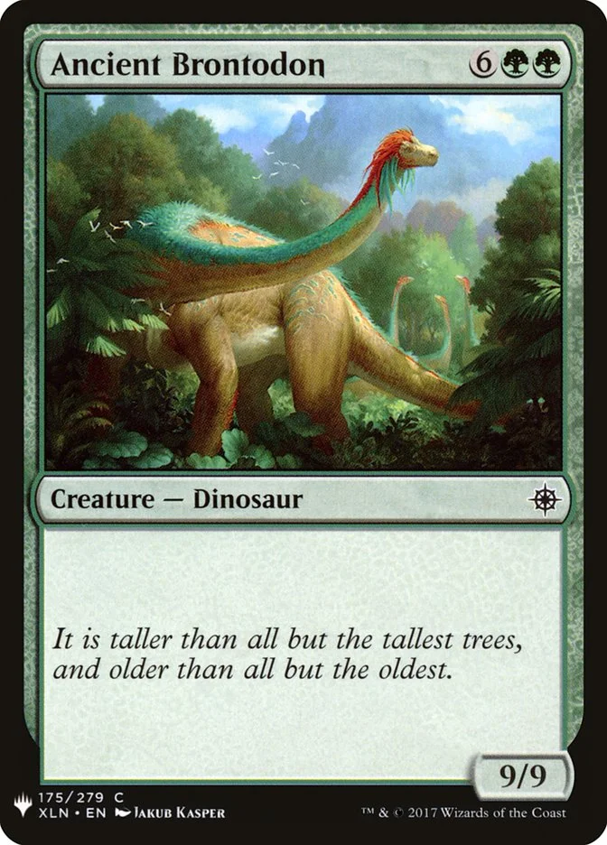 Ancient Brontodon (The List) - Magic: The Gathering in TCG Land