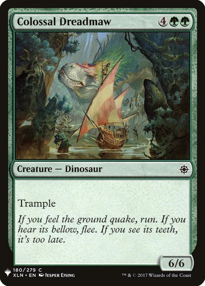 Colossal Dreadmaw (The List) - Magic: The Gathering in TCG Land
