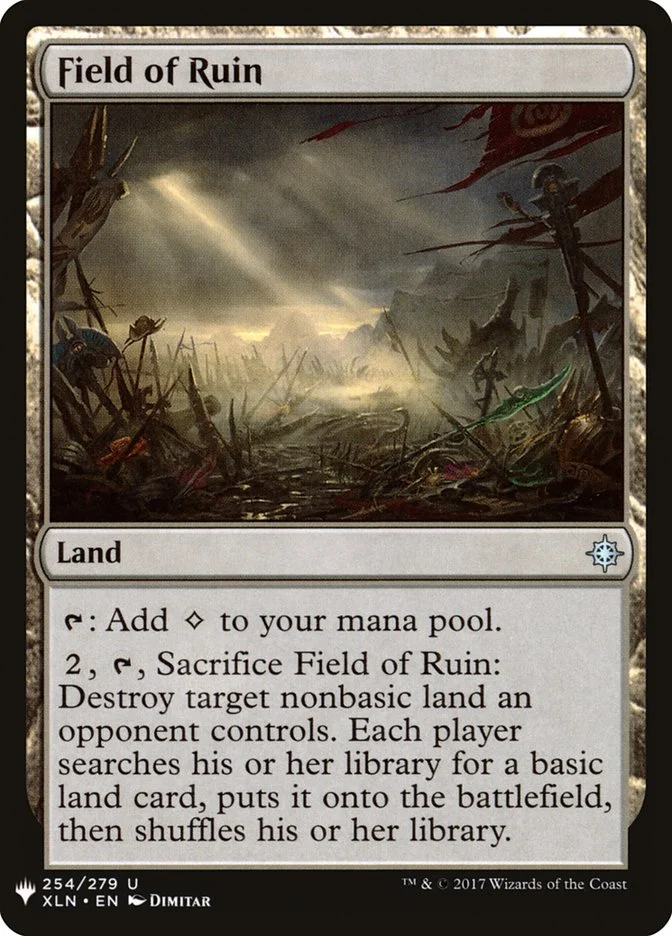 Field of Ruin (The List) - Magic: The Gathering in TCG Land