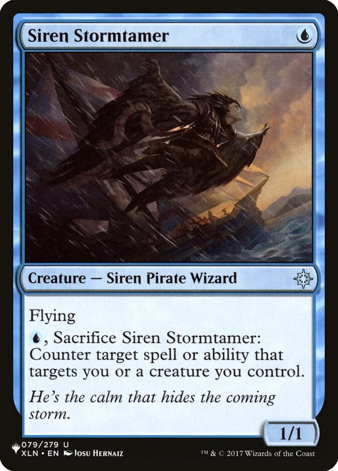 Siren Stormtamer (The List) - Magic: The Gathering in TCG Land
