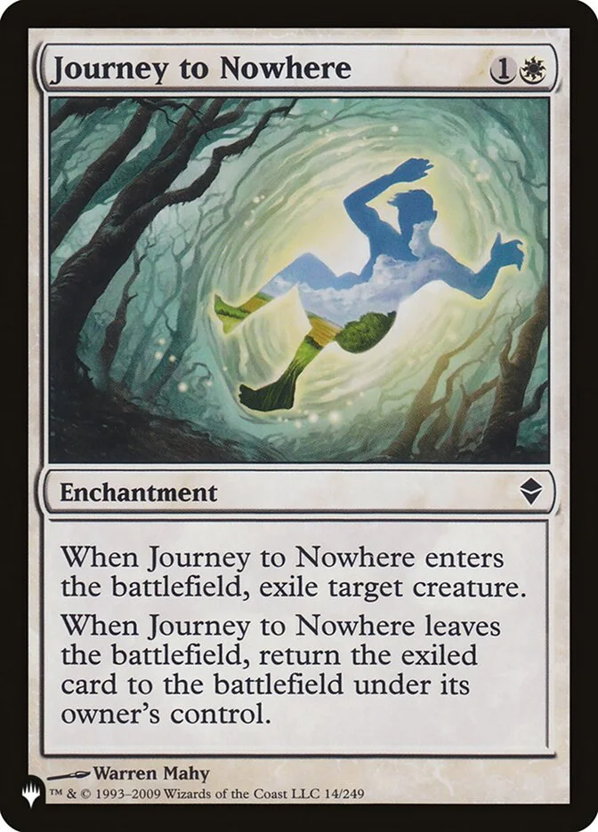 Journey to Nowhere (The List) - Magic: The Gathering in TCG Land