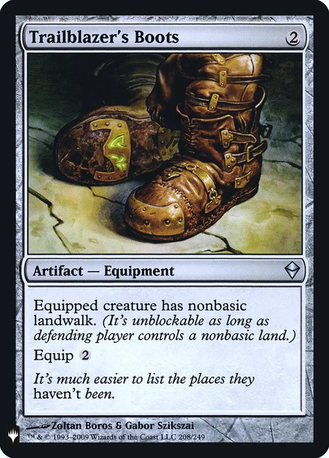 Trailblazer's Boots (The List) - Magic: The Gathering in TCG Land
