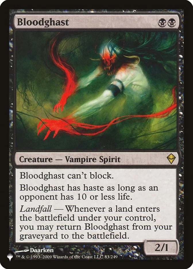 Bloodghast (The List) - Magic: The Gathering in TCG Land