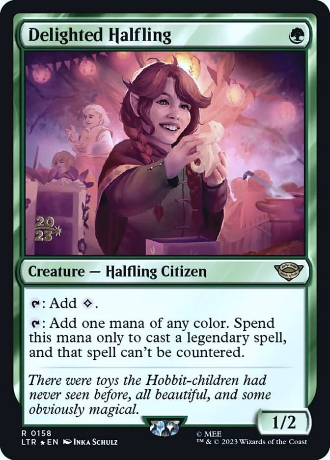 Delighted Halfling (Tales of Middle-earth Promos) - Magic: The Gathering in TCG Land México