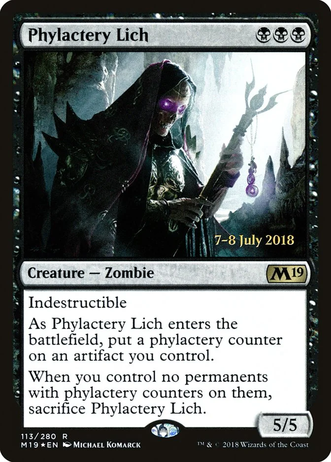 Phylactery Lich (Core Set 2019 Promos) - Magic: The Gathering in TCG Land