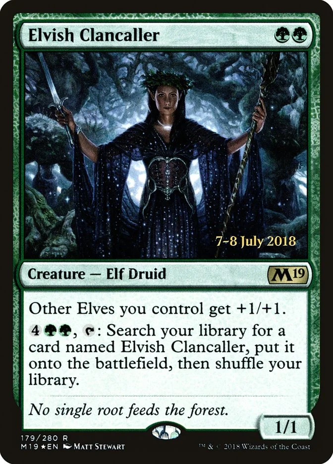 Elvish Clancaller (Core Set 2019 Promos) - Magic: The Gathering in TCG Land México