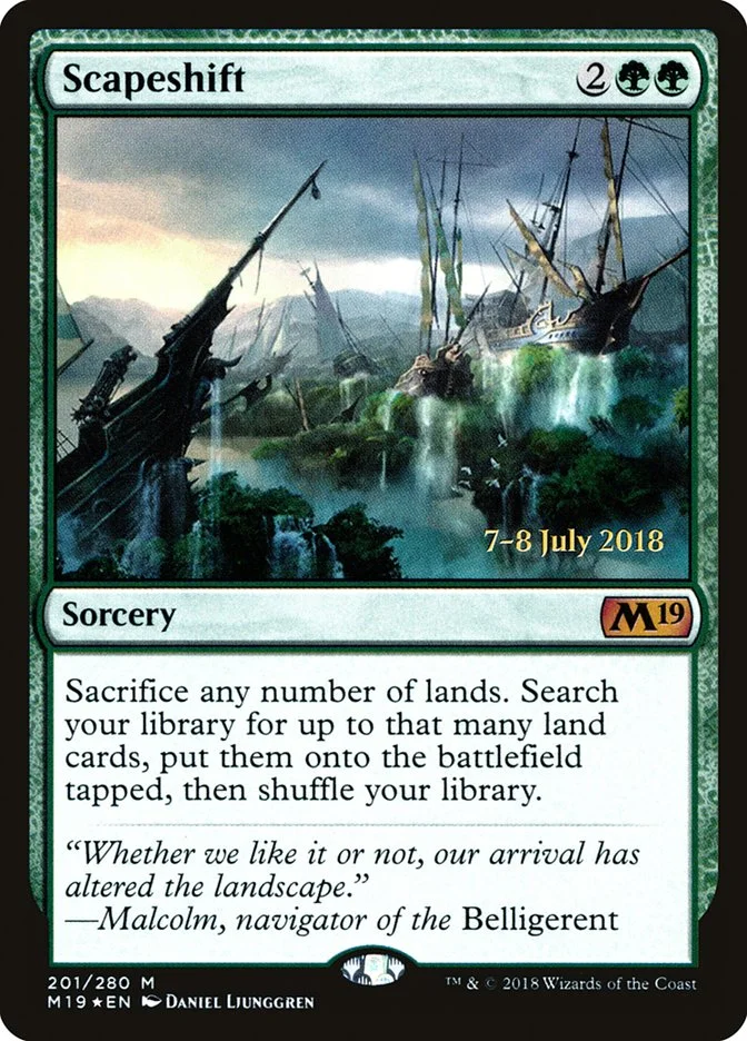 Cambio de paisaje MTG (Core Set 2019)