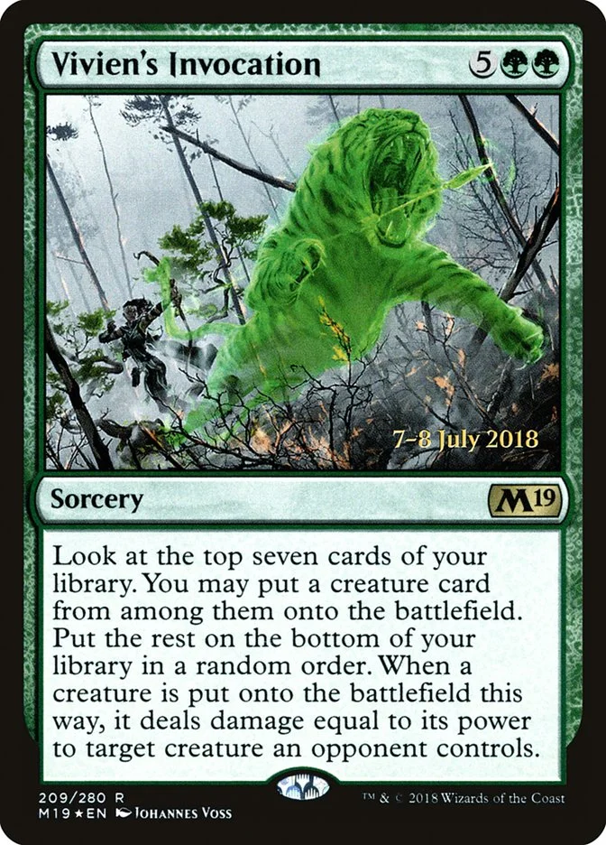 Vivien's Invocation (Core Set 2019 Promos) - Magic: The Gathering in TCG Land