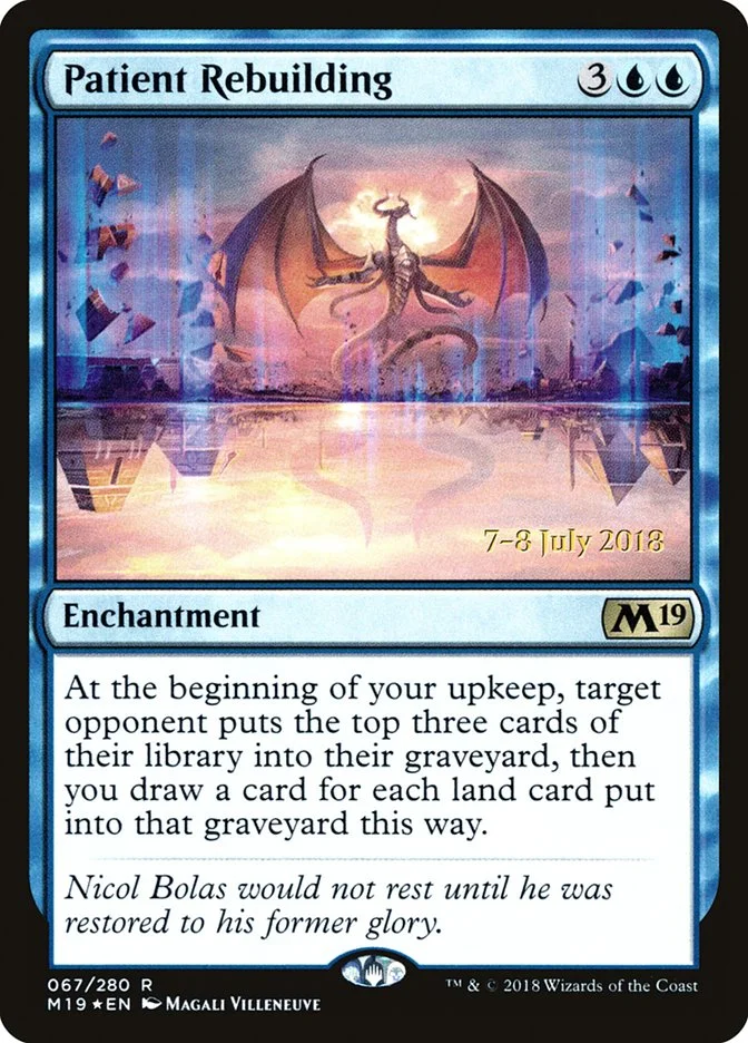 Patient Rebuilding (Core Set 2019 Promos) - Magic: The Gathering in TCG Land