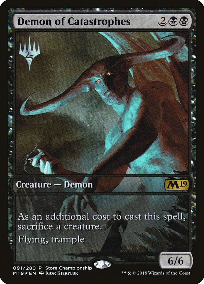 Demon of Catastrophes (Core Set 2019 Promos) - Magic: The Gathering in TCG Land