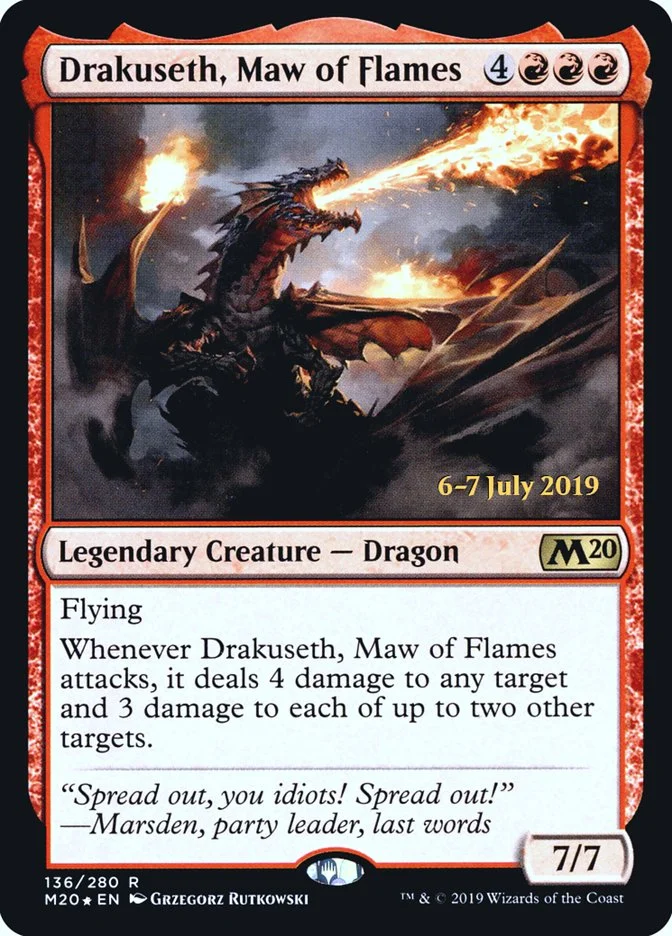 Drakuseth, Maw of Flames (Core Set 2020 Promos) - Magic: The Gathering in TCG Land México
