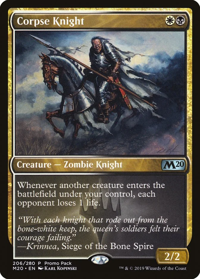 Corpse Knight (Core Set 2020 Promos) - Magic: The Gathering in TCG Land México