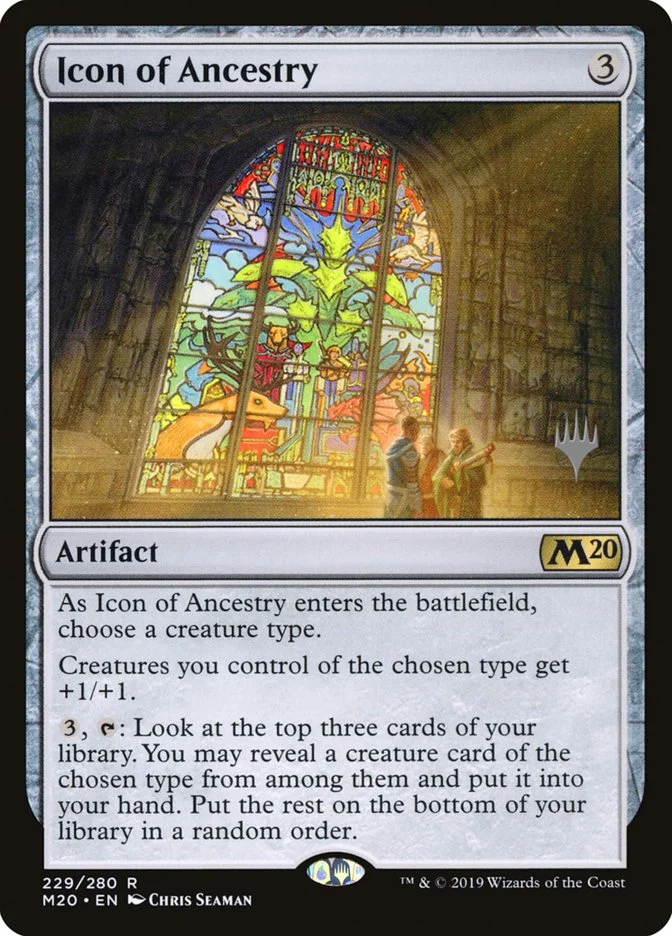 Icon of Ancestry (Core Set 2020 Promos) - Magic: The Gathering in TCG Land
