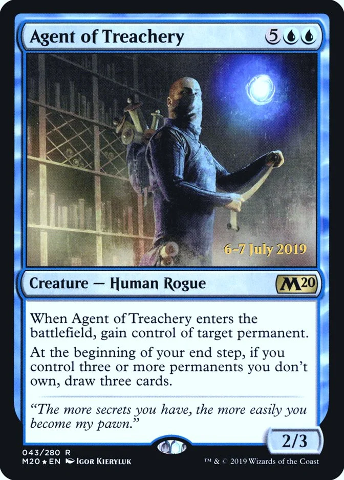 Agent of Treachery (Core Set 2020 Promos) - Magic: The Gathering in TCG Land