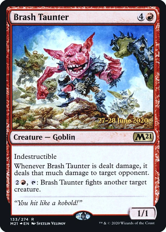 Brash Taunter (Core Set 2021 Promos) - Magic: The Gathering in TCG Land México