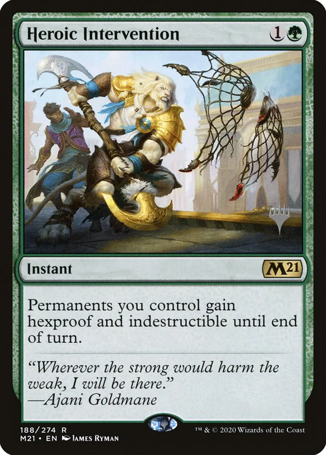 Heroic Intervention (Core Set 2021 Promos) - Magic: The Gathering in TCG Land